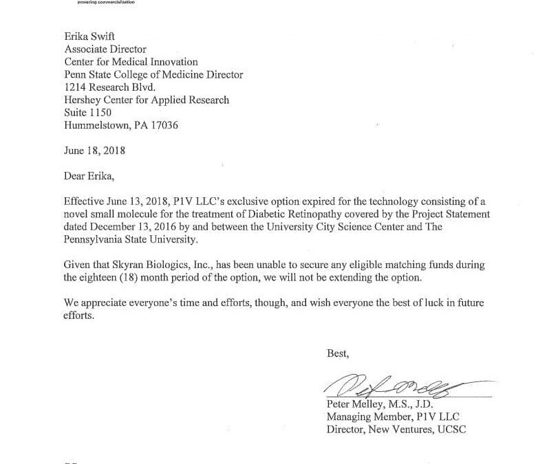 Product Update Letter
